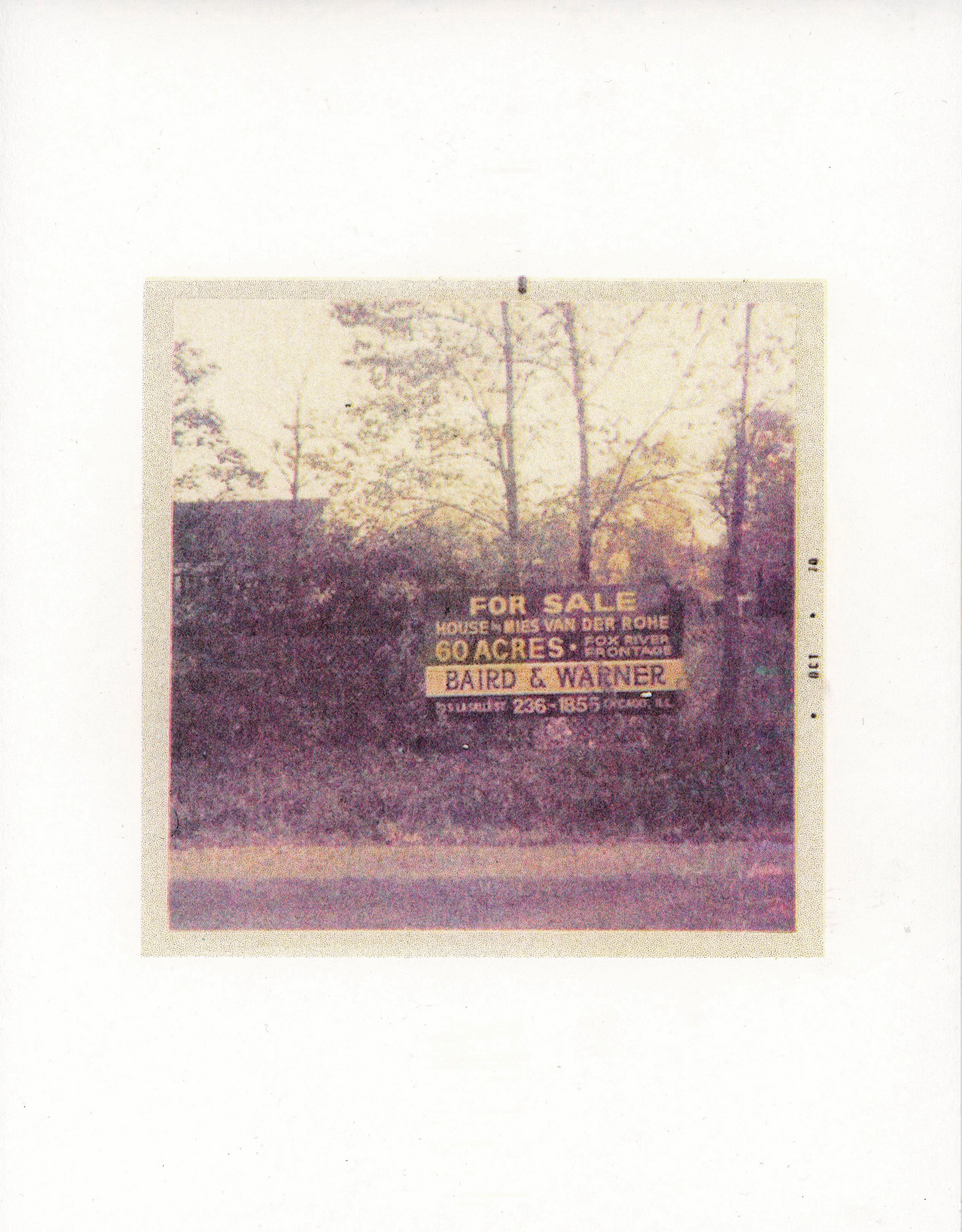 Noel Mercado "For Sale" Risograph Print