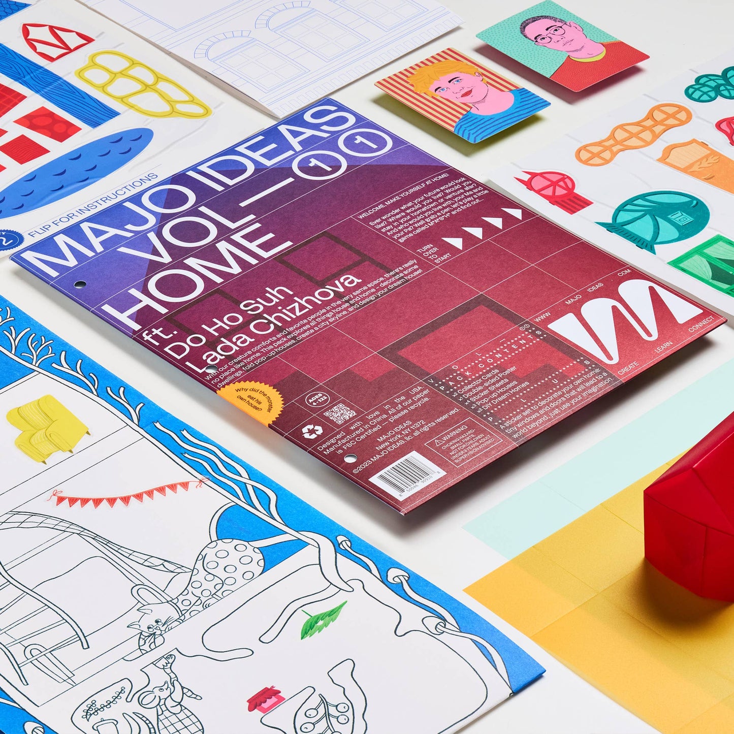 VOL ①① — HOME Sticker Based Art Pack