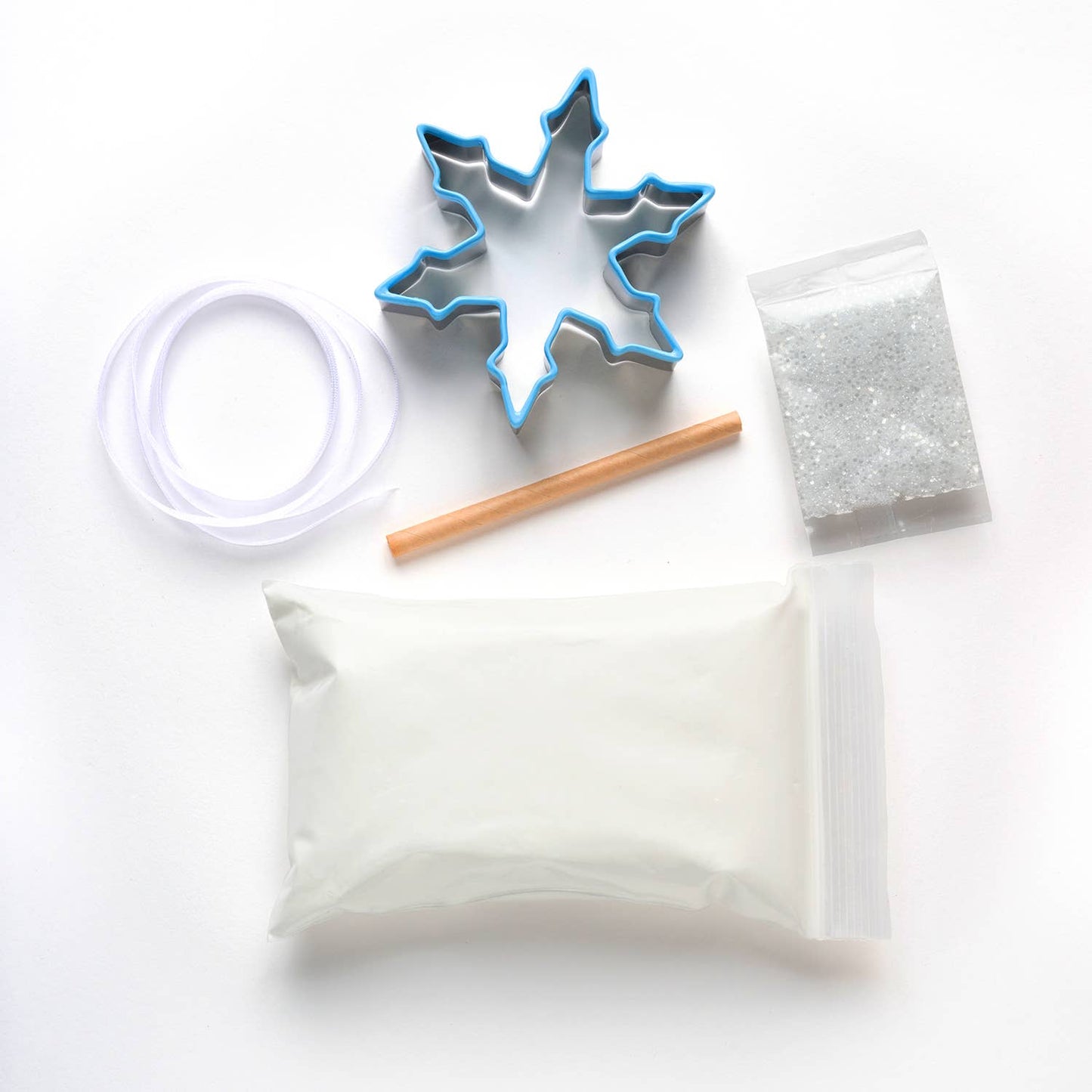 Snowflake Ornament Kit, DIY Christmas Craft
