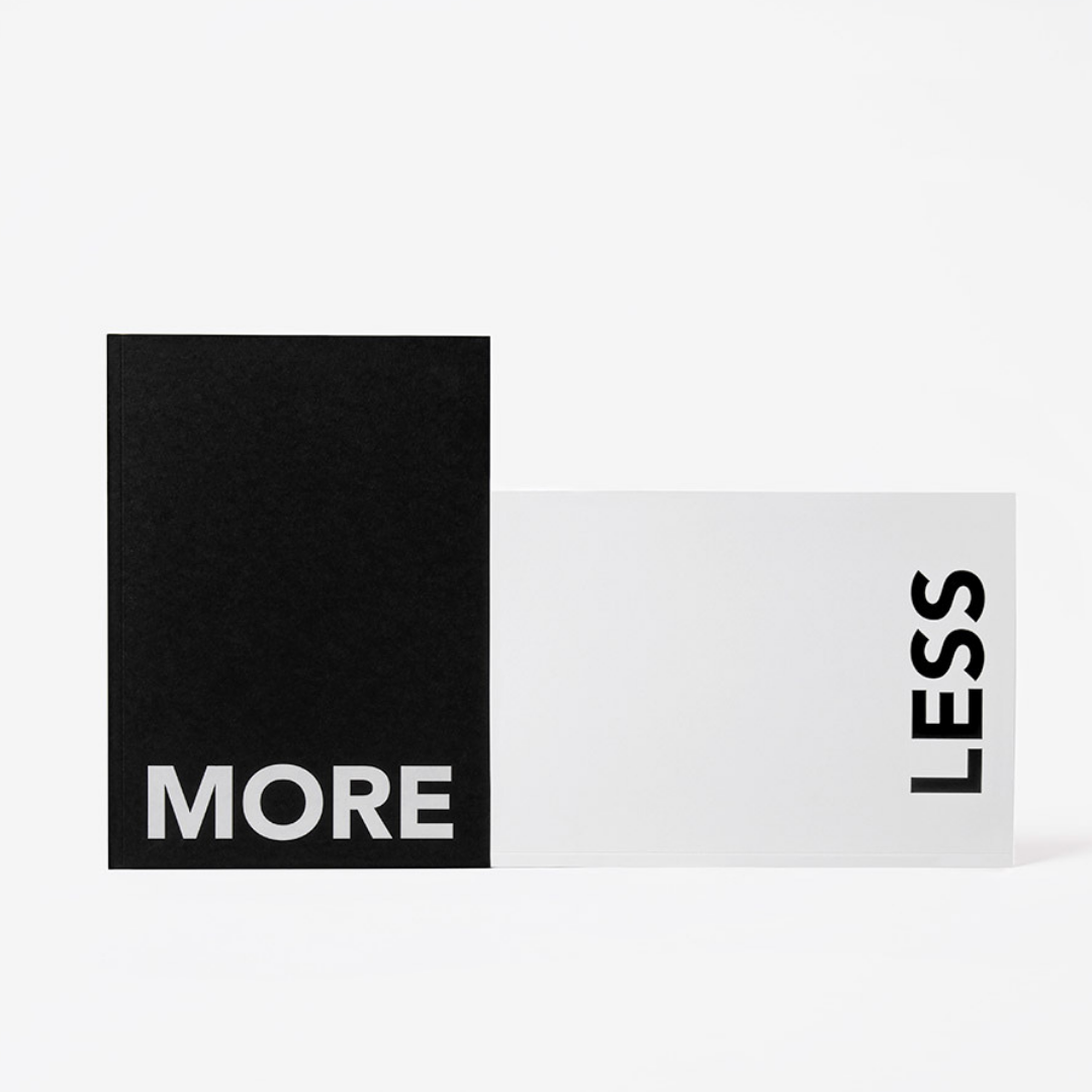 Less & More Notebook Duo by Cinqpoints