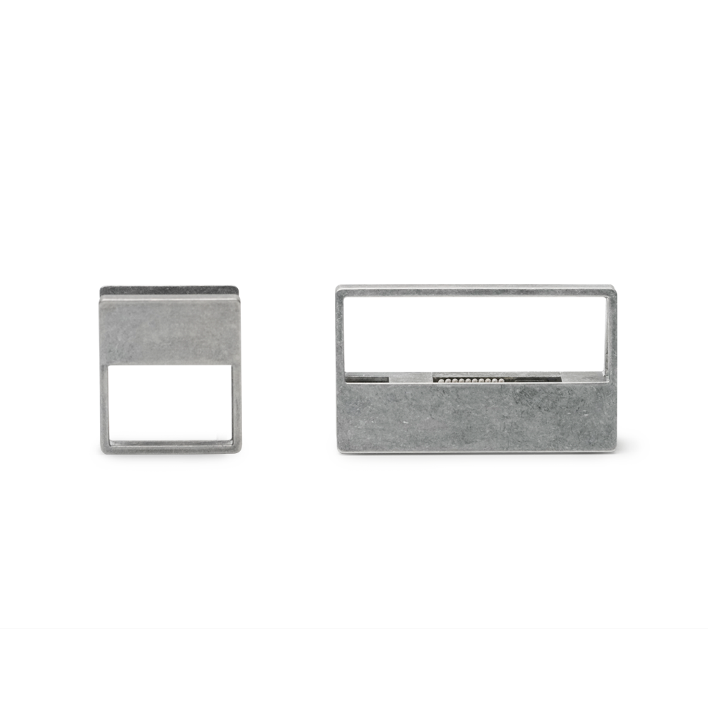 Aluminum Clip Raw (Set of Two)