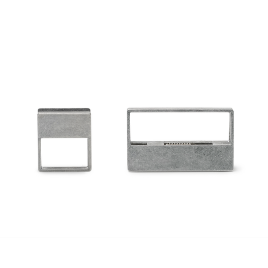 Aluminum Clip Raw (Set of Two)