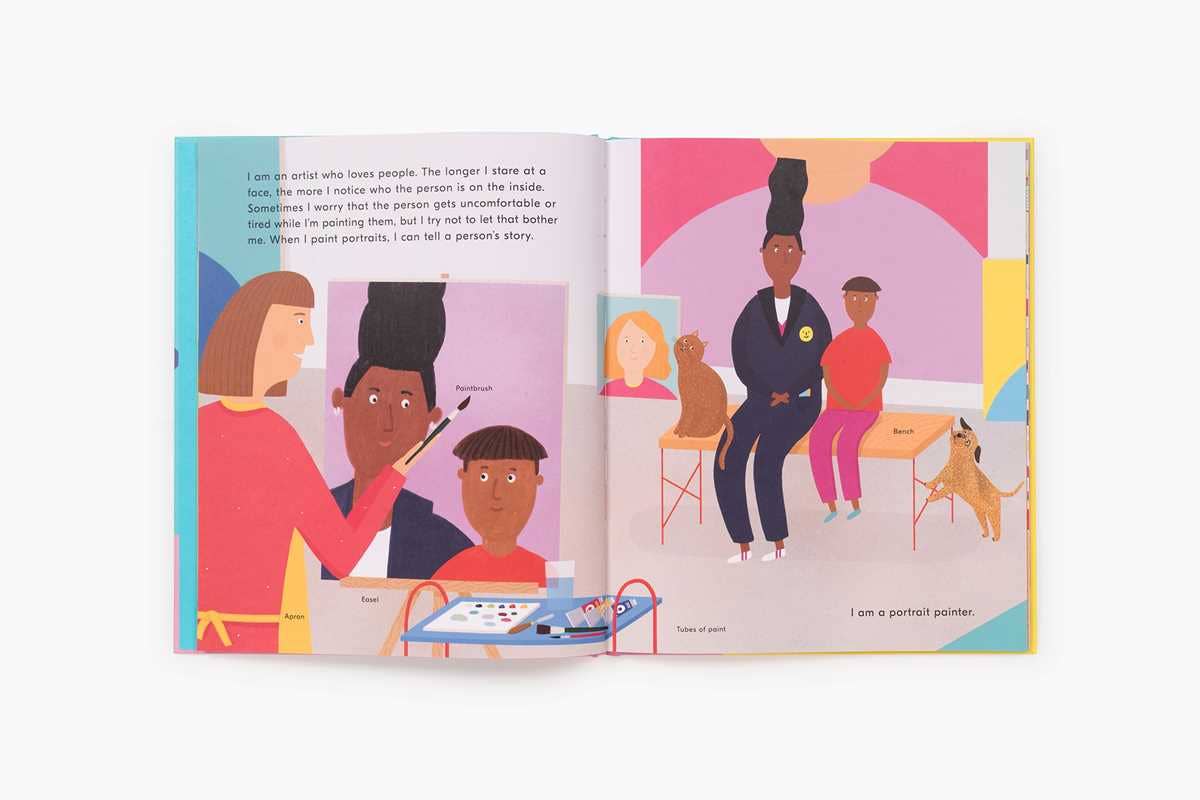 I Am an Artist (Books for Kids, Art for Kids, Art Book) by Doro Globus