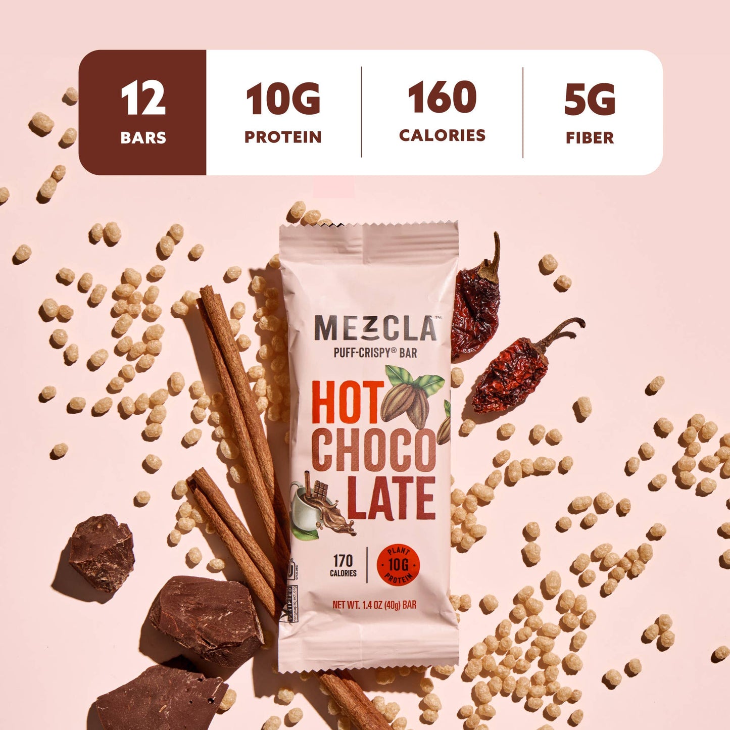 Hot Chocolate 12 Bar Pack ($1.73 / Bar)