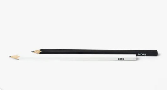 Less Is More Pencil Duo