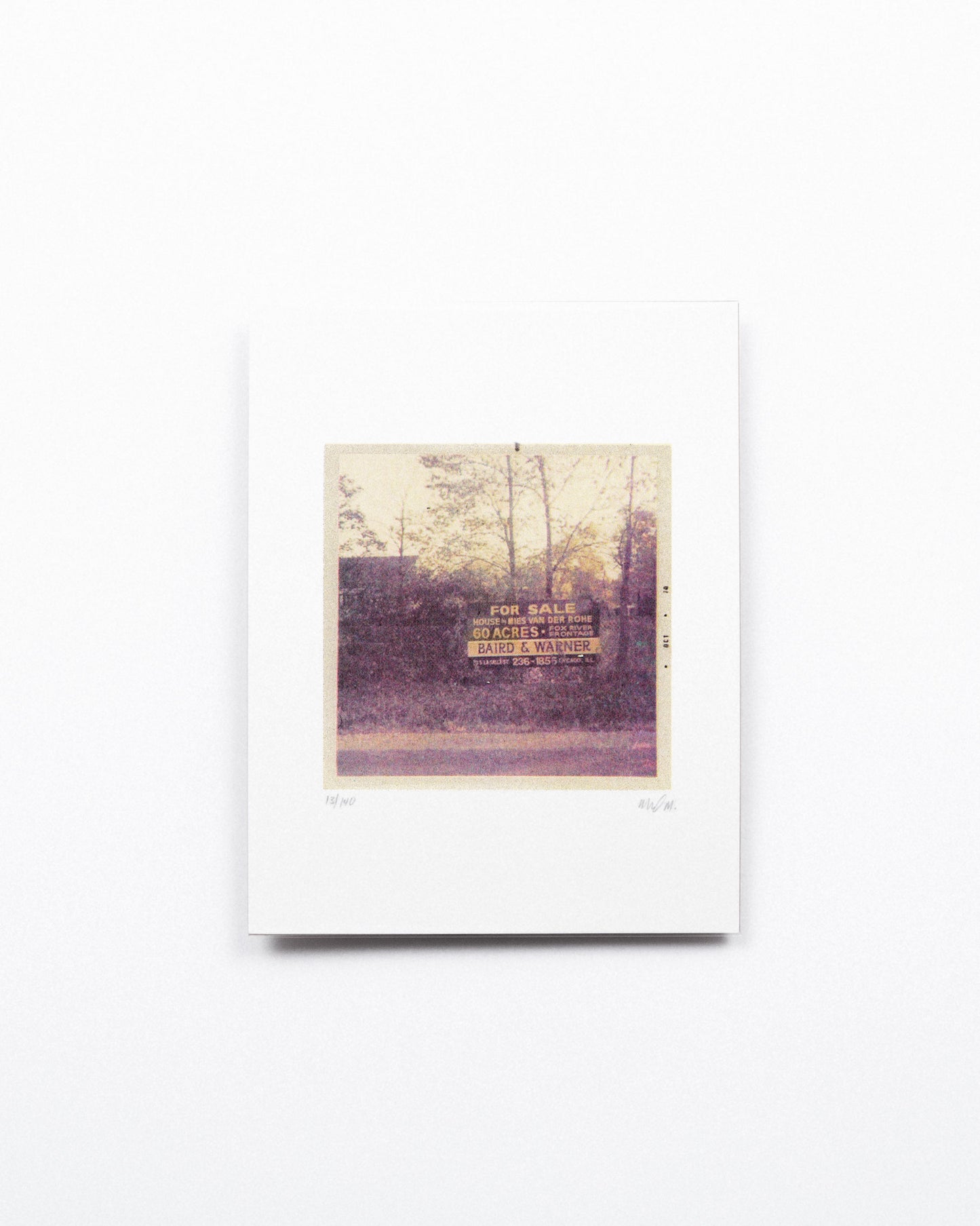 Noel Mercado "For Sale" Risograph Print