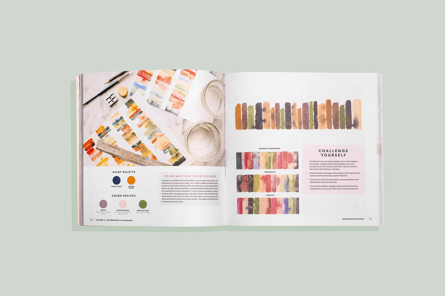Modern Watercolor Botanicals