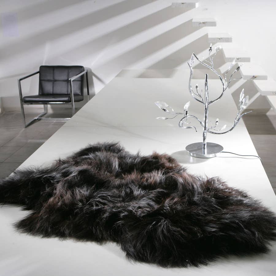 Icelandic Long Wool Sheepskin Rugs