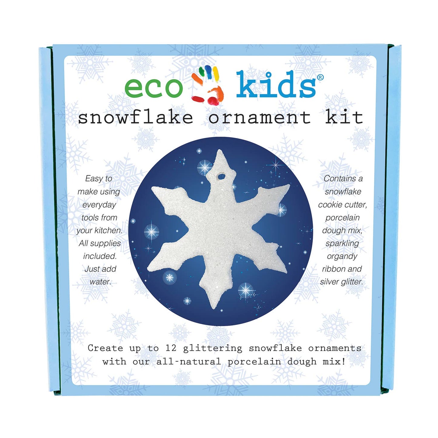 Snowflake Ornament Kit, DIY Christmas Craft