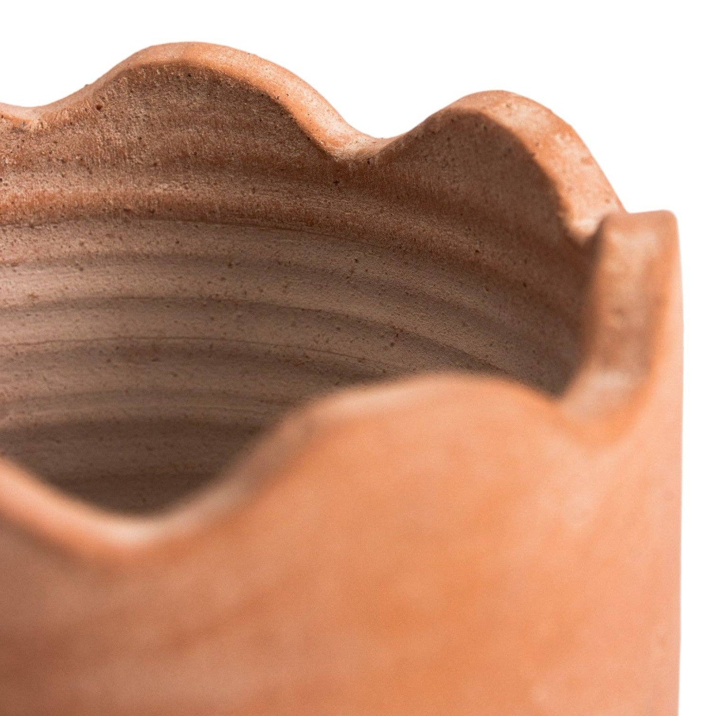 Wavy Terracotta Planters by MESO