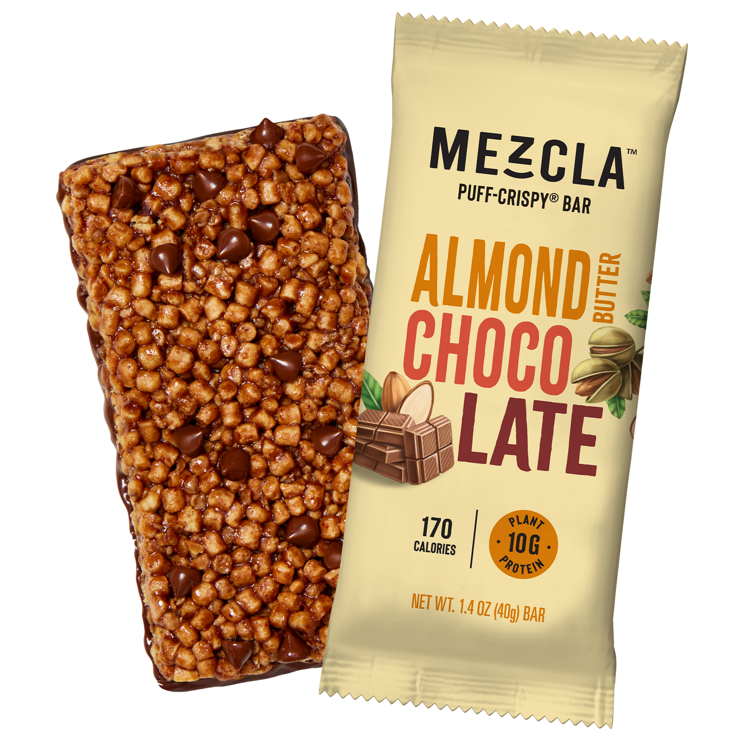 Almond Butter Chocolate 12 Bar Pack ($1.73 / Bar)