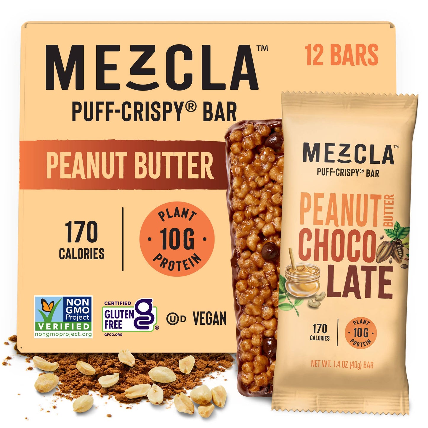 Peanut Butter Chocolate 12 Bar Pack ($1.73 / Bar)