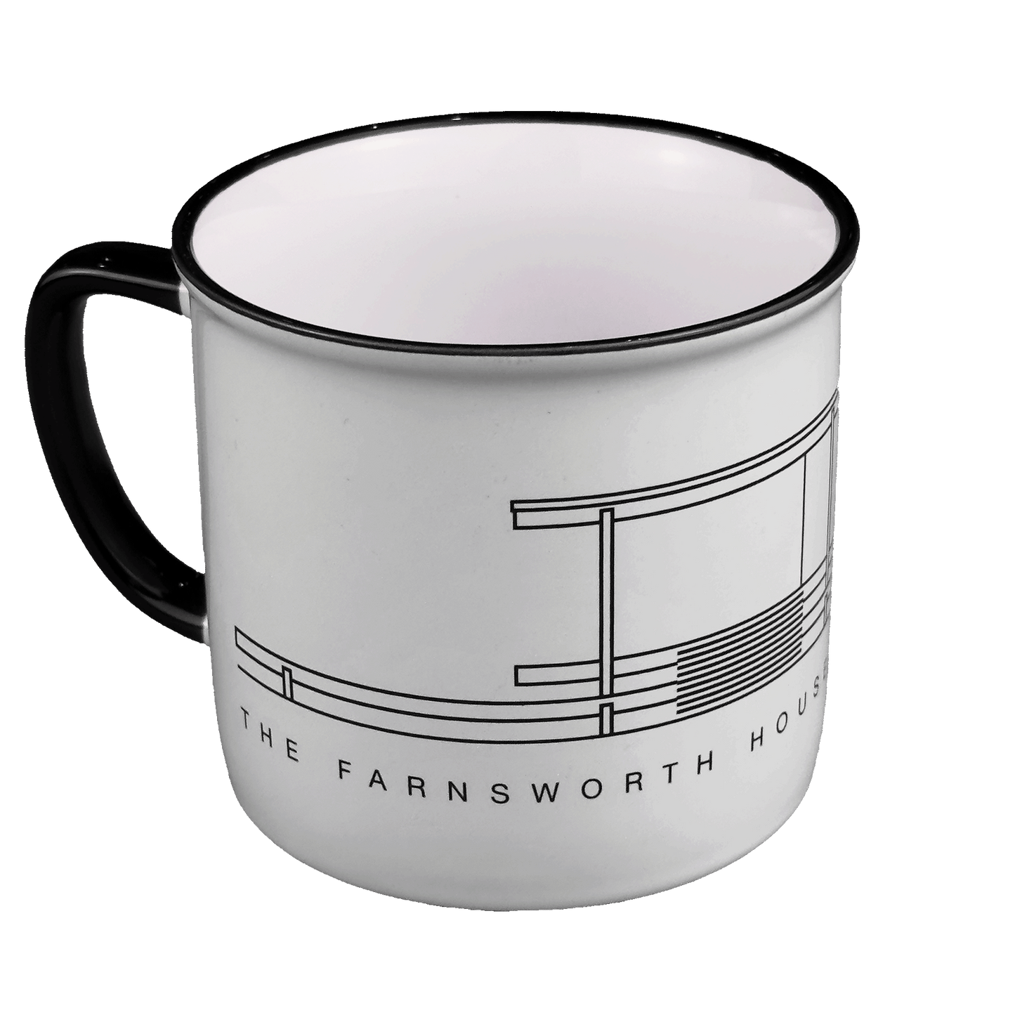 Line Drawing Camp Mug