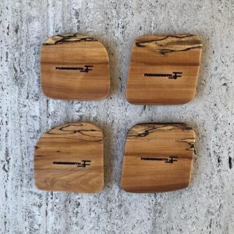 Set of Four Coasters by Spring Run Design